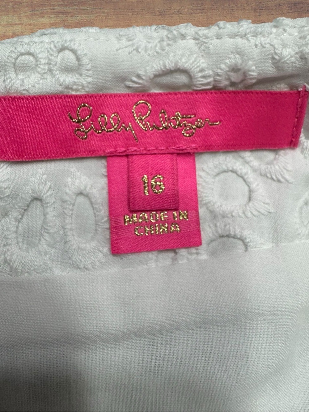 Lilly Pulitzer Roca Premium Resort White Eyelet 2-Piece Skirt Set Size 16 NWT - Picture 2 of 14